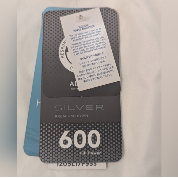 NWT Lands' End Women's Cream Puffer Jacket Real Down Feathers Plus Size 2X - Picture 5 of 9